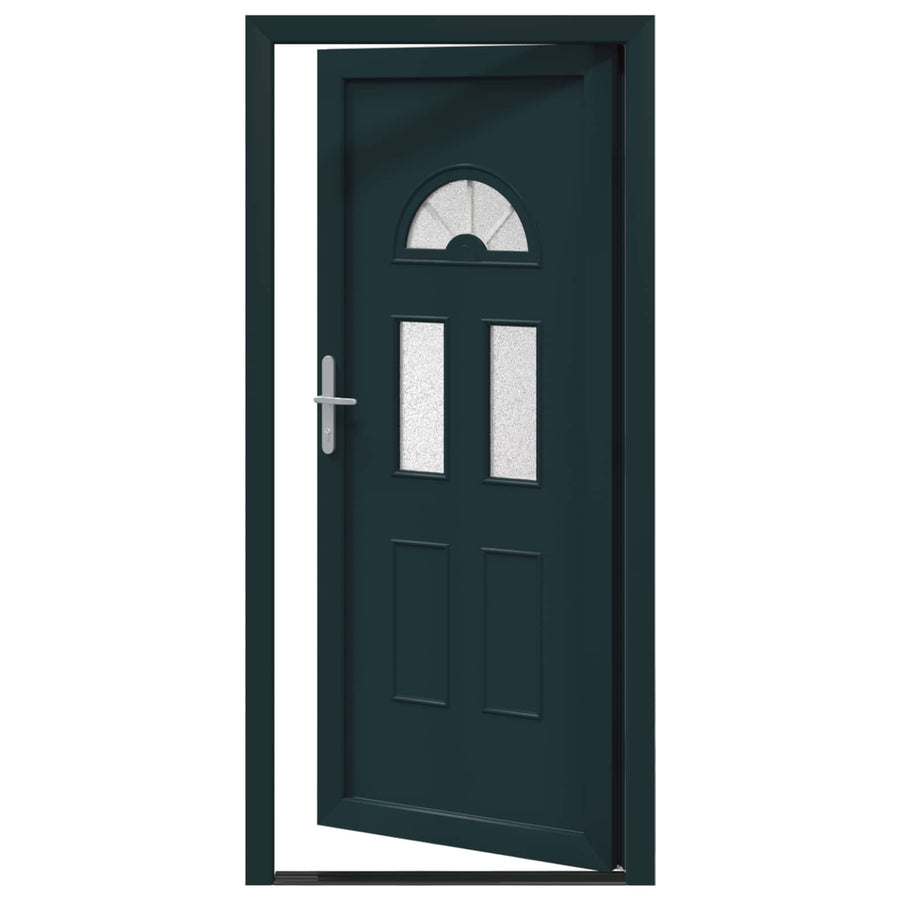 Voordeur Antracietkleurig 88 x 200 cm PVC