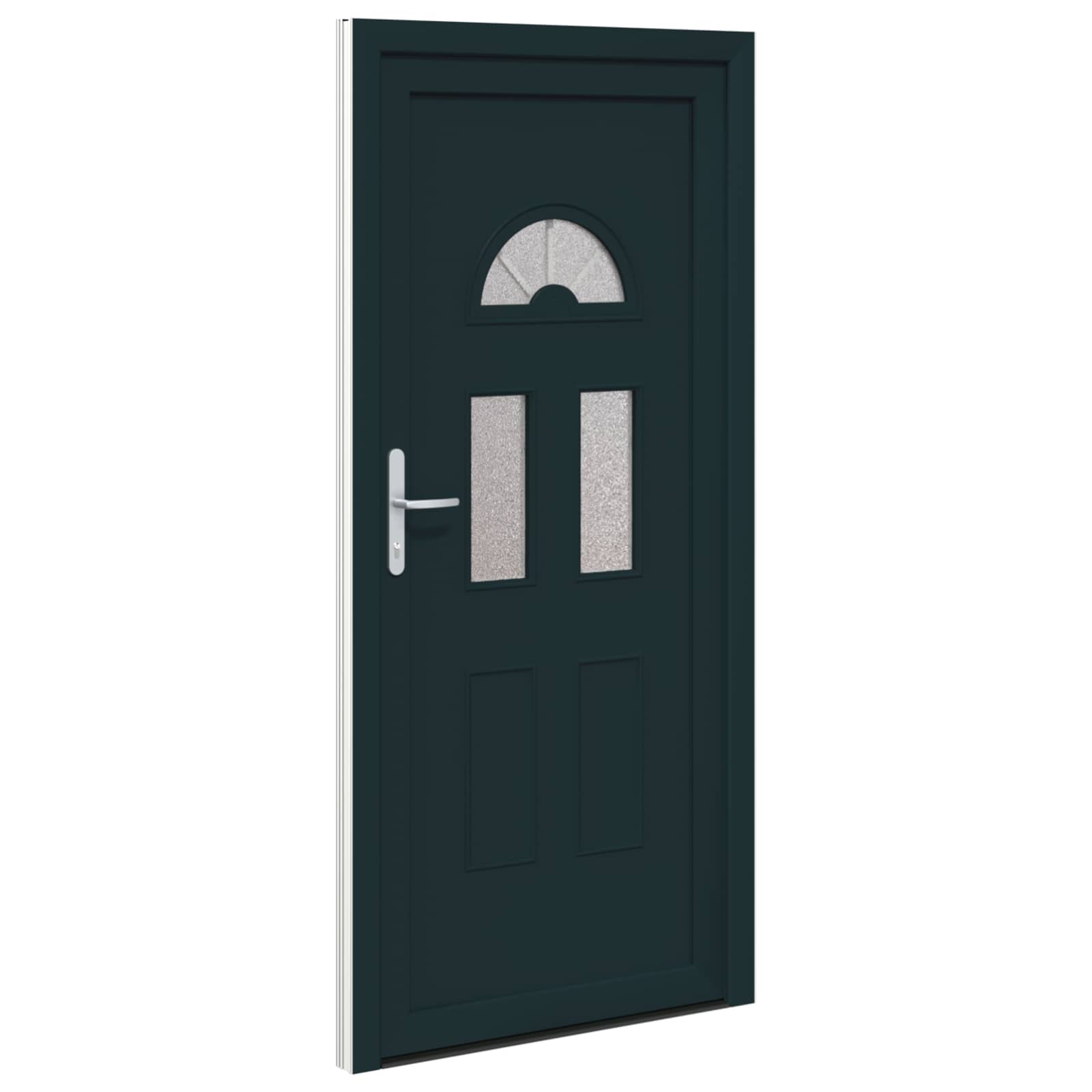 Voordeur Antracietkleurig 110 x 210 cm PVC