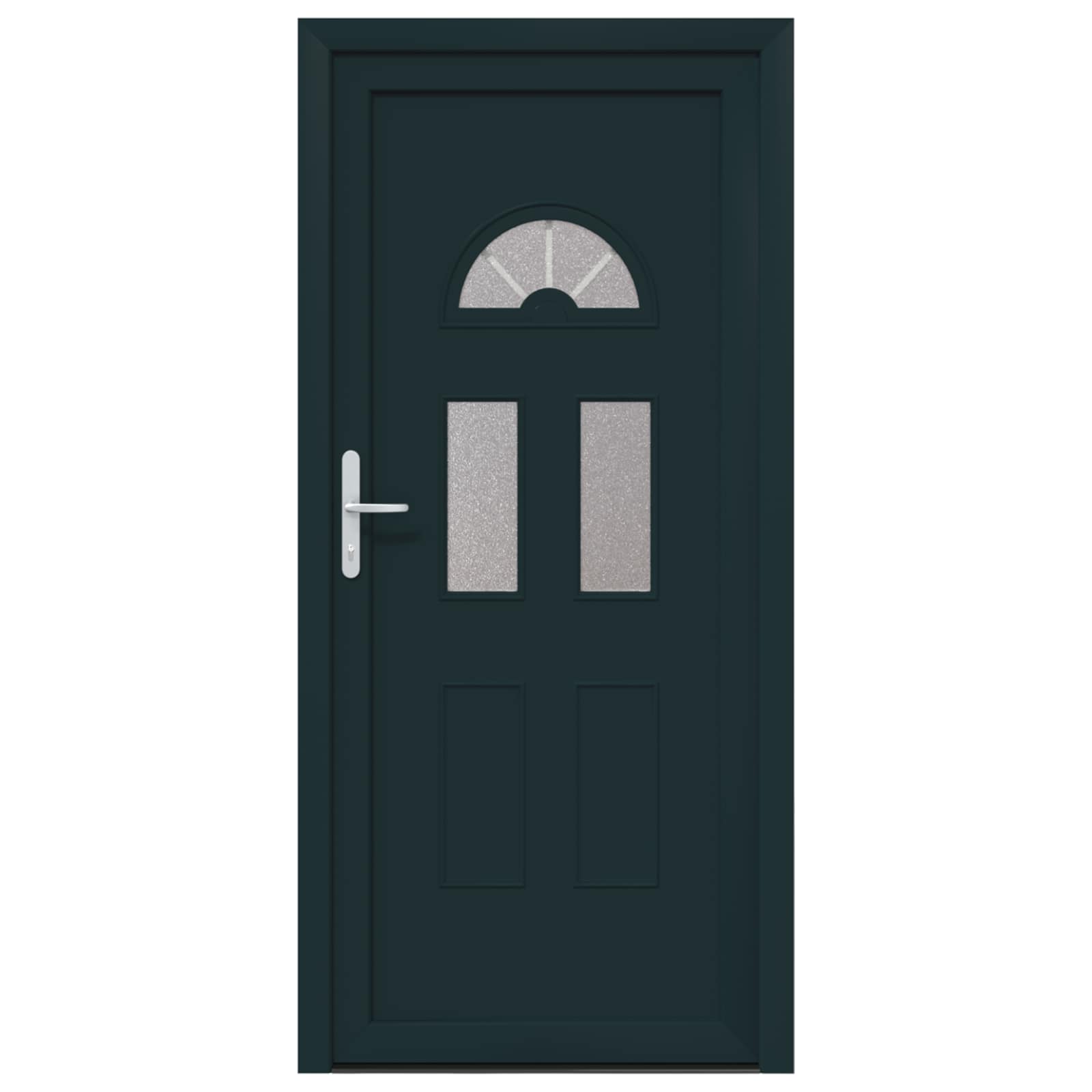 Voordeur Antracietkleurig 110 x 210 cm PVC