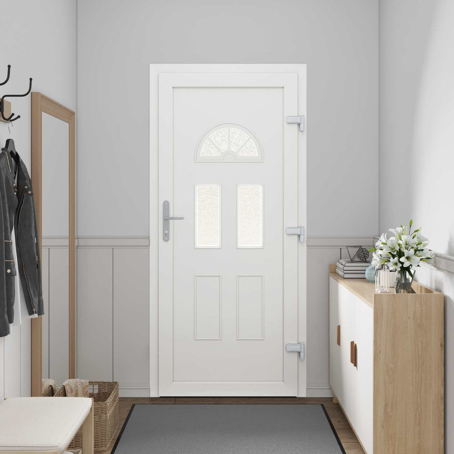 Voordeur Antracietkleurig 88 x 200 cm PVC