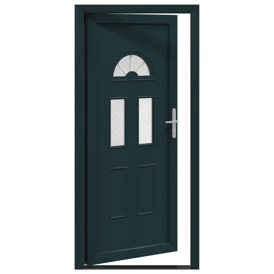 Voordeur Antracietkleurig 88 x 200 cm PVC