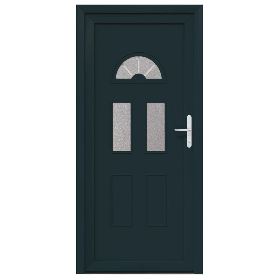Voordeur Antracietkleurig 110 x 210 cm PVC