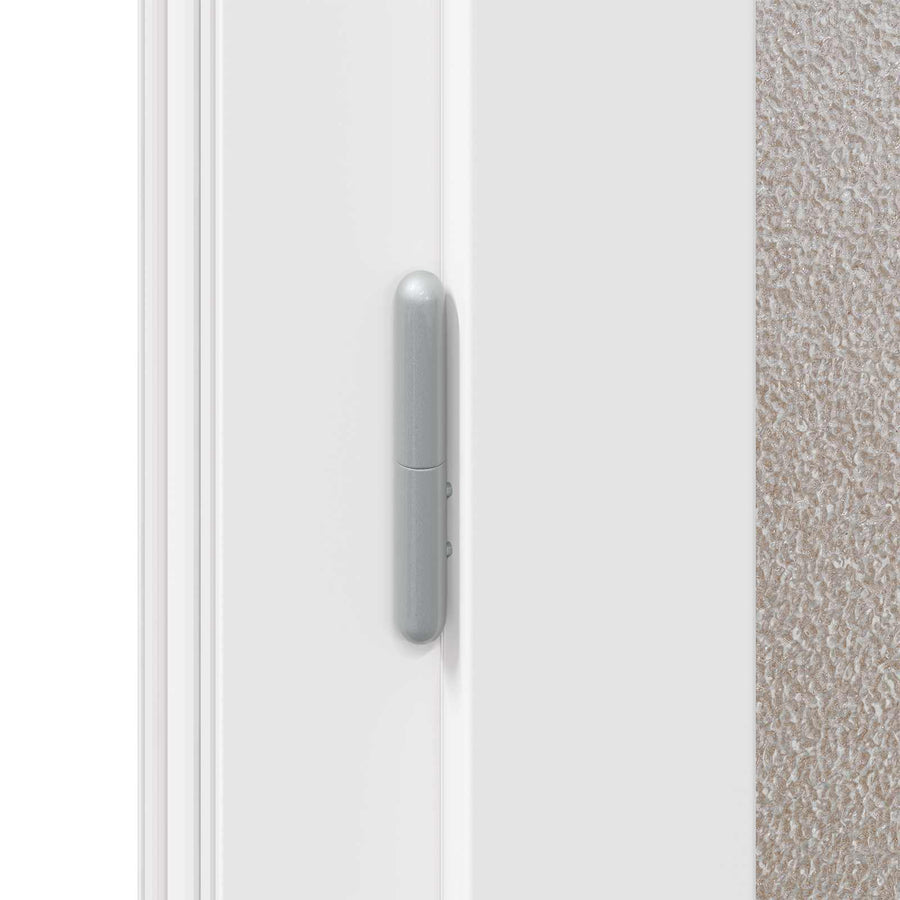 Zij-ingangsdeur Antracietkleurig 98 x 198 cm PVC