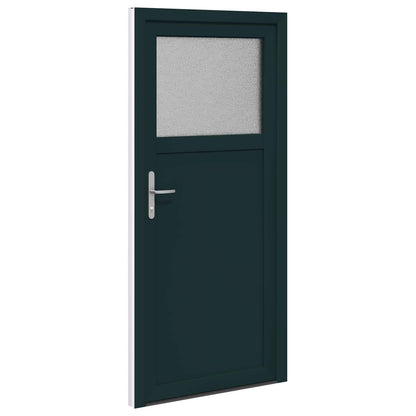 Zij-ingangsdeur Antracietkleurig 98 x 198 cm PVC