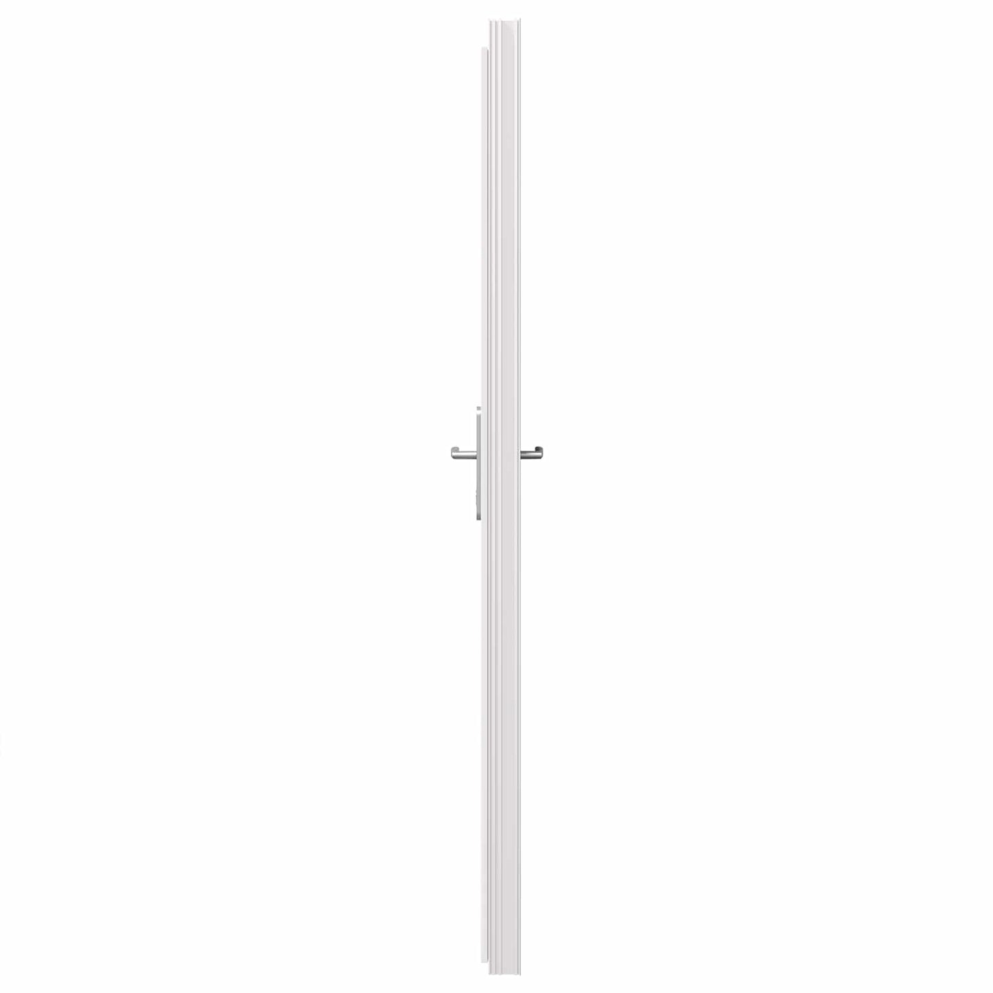 Zij-ingangsdeur Antracietkleurig 88 x 198 cm PVC