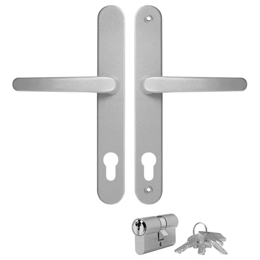 Zij-ingangsdeur Antracietkleurig 88 x 198 cm PVC