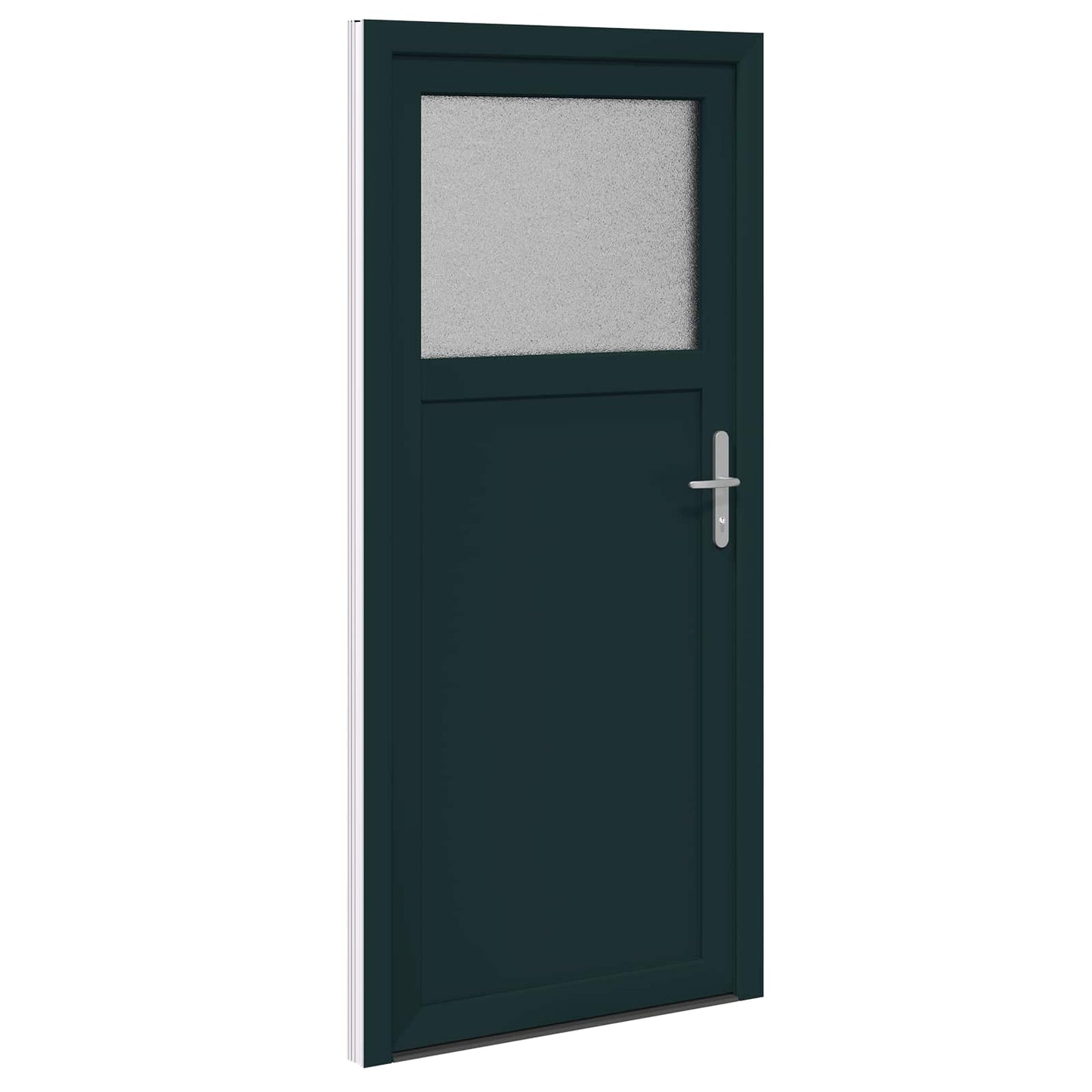 Zij-ingangsdeur Antracietkleurig 88 x 198 cm PVC