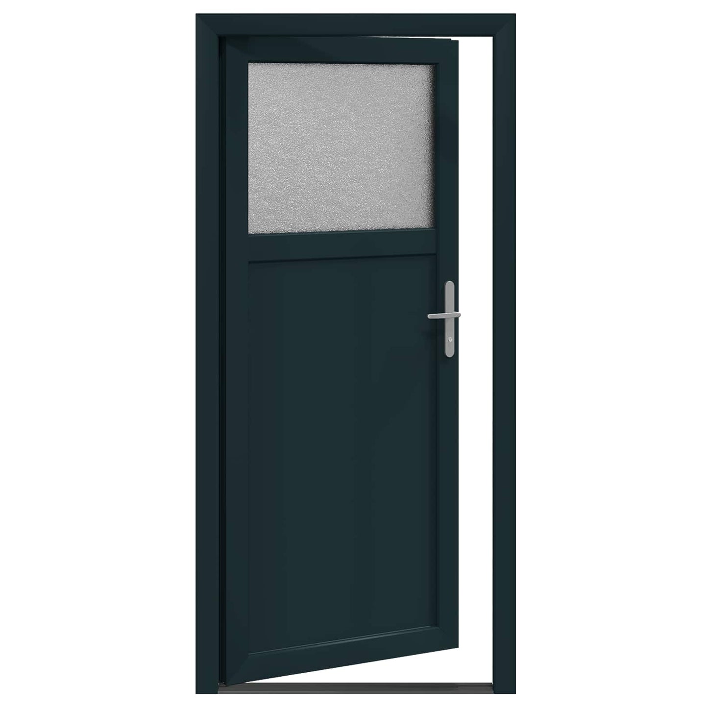 Zij-ingangsdeur Antracietkleurig 88 x 198 cm PVC