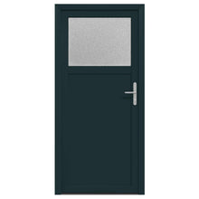 Zij-ingangsdeur Antracietkleurig 88 x 198 cm PVC