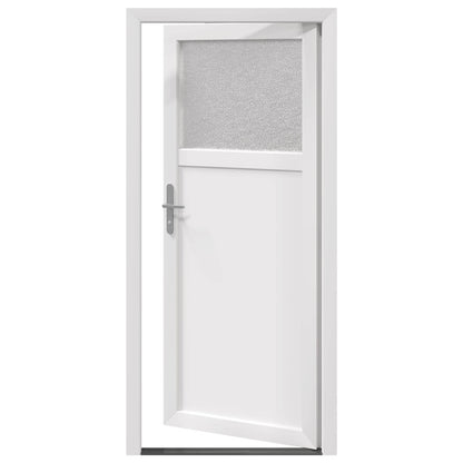 Zij-ingangsdeur Wit 98 x 198 cm PVC