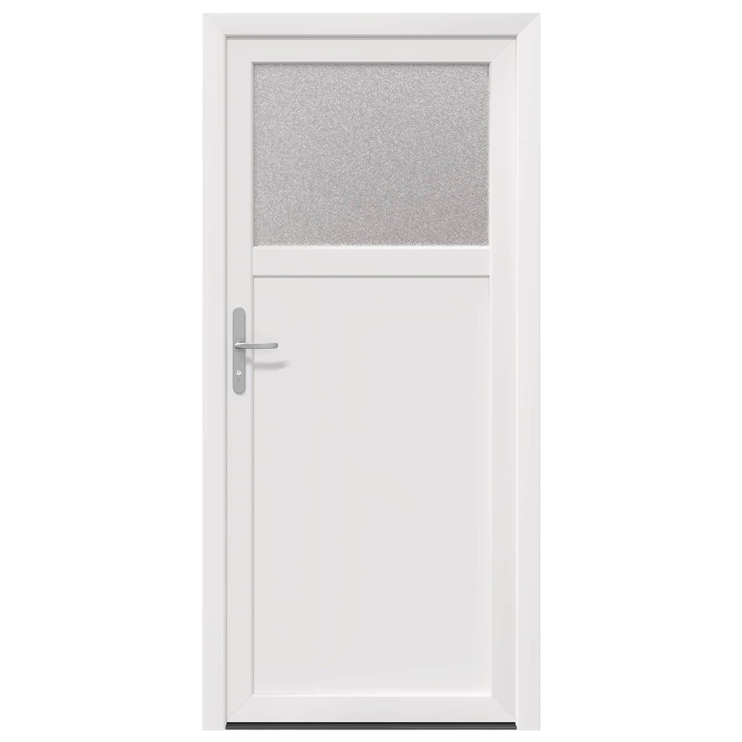 Zij-ingangsdeur Wit 98 x 198 cm PVC