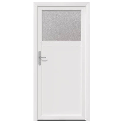 Zij-ingangsdeur Wit 98 x 198 cm PVC