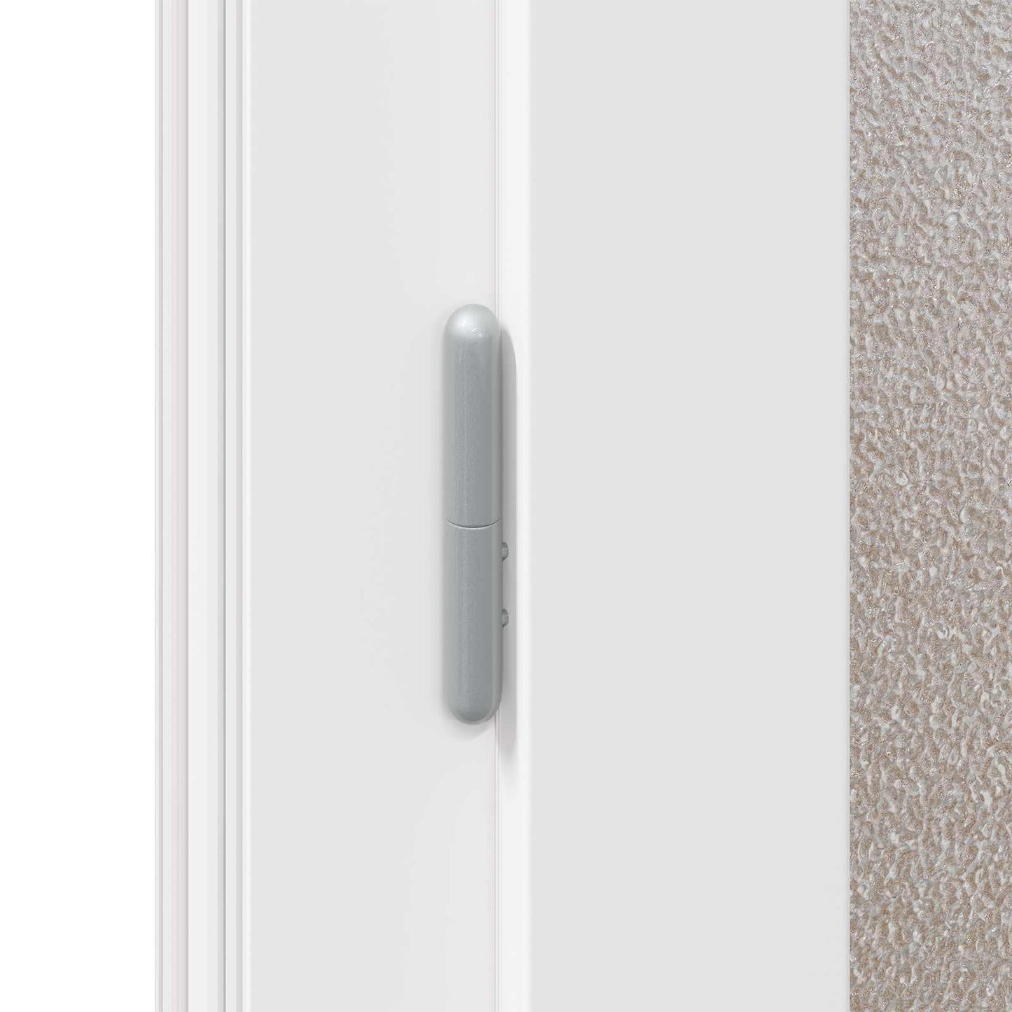Zij-ingangsdeur Wit 88 x 198 cm PVC