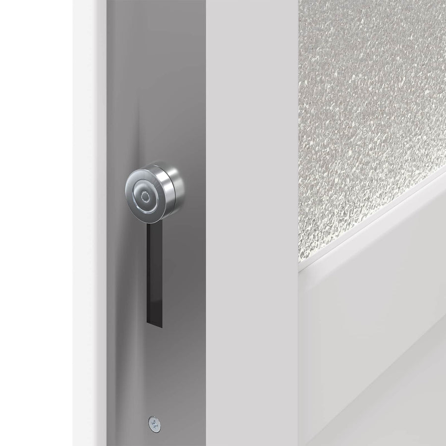 Zij-ingangsdeur Wit 88 x 198 cm PVC
