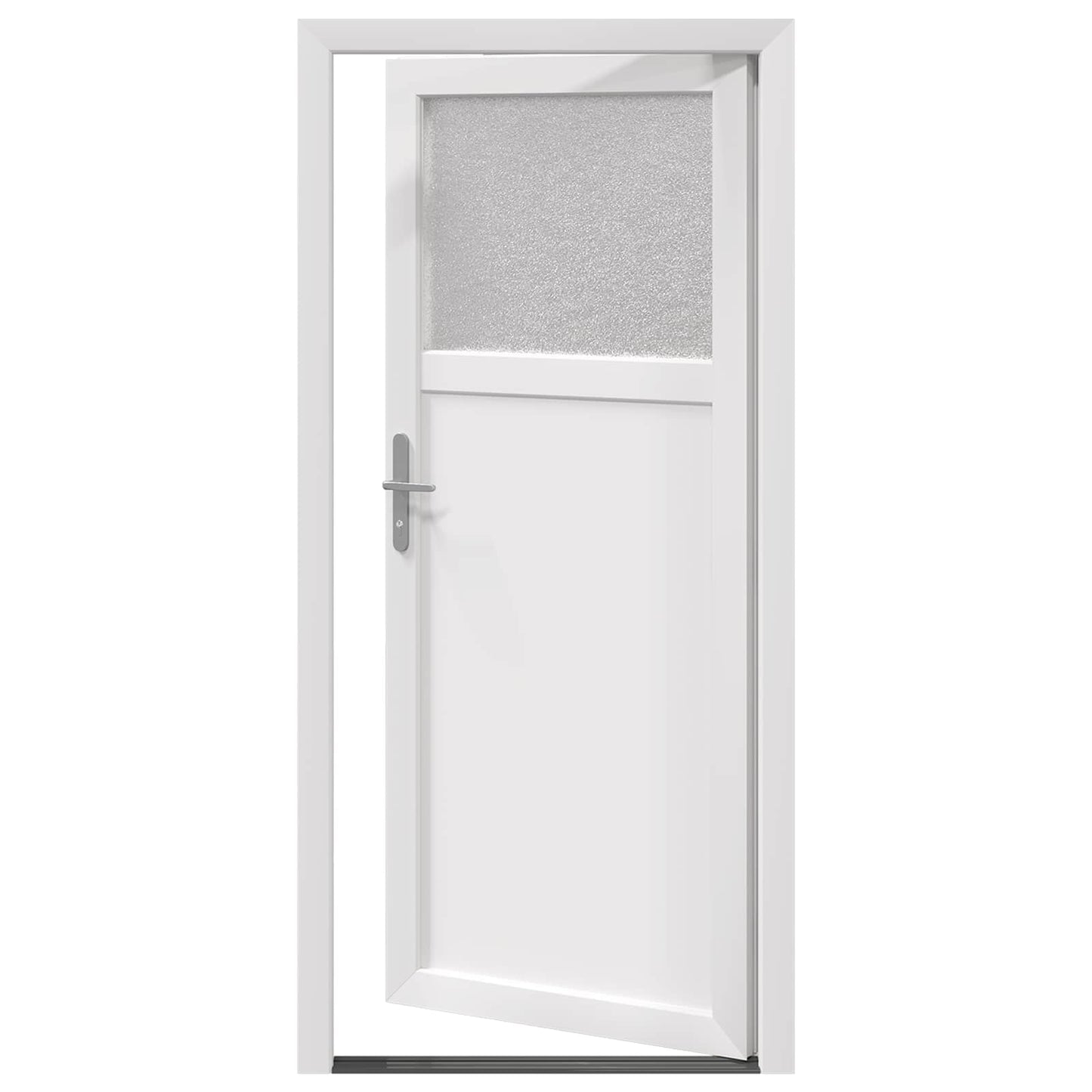 Zij-ingangsdeur Wit 88 x 198 cm PVC