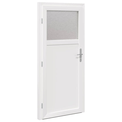Zij-ingangsdeur Wit 88 x 198 cm PVC