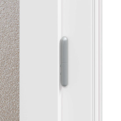 Zij-ingangsdeur Wit 98 x 198 cm PVC