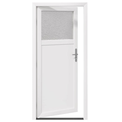 Zij-ingangsdeur Wit 98 x 198 cm PVC