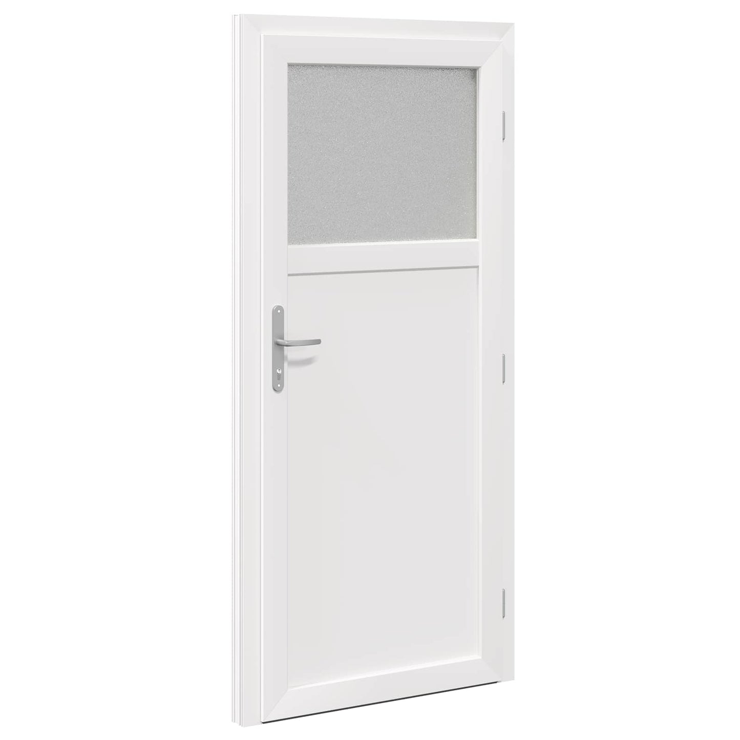 Zij-ingangsdeur Wit 98 x 198 cm PVC