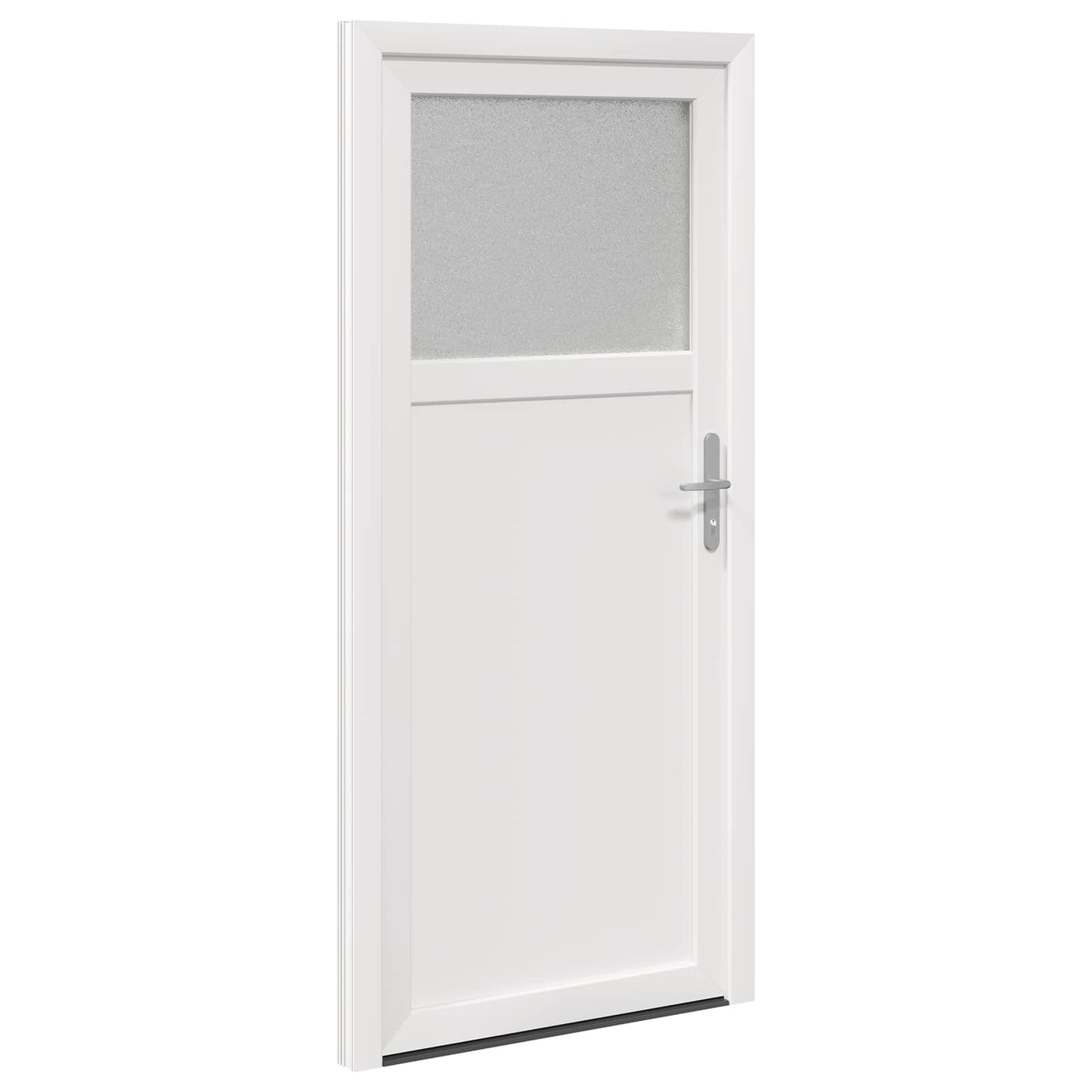 Zij-ingangsdeur Wit 88 x 198 cm PVC