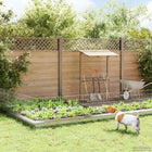 Tuintralie 55x50 cm zilver 48 stuks