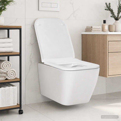 Hangtoilet Keramiek Wit