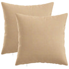 Sierkussens Heerlen 2 st crèmekleurig 30x30 cm