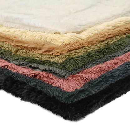 Kussen met kussen HEERLEN 2 st Taupe PV Fleece