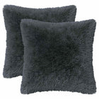 Sierkussen 30x30 cm antraciet (6 stuks)