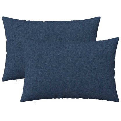 Kussen met kussen HEERLEN 2 st Blauw Stof