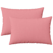 Sierkussen 2 st roze 30x50 cm polyester