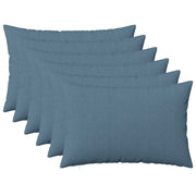 Sierkussens Jeans Blauw 30x50 cm set 6 stuks