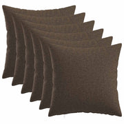 Sierkussens 6 stuks 35x35 cm taupe