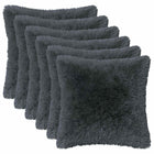 Kussenset 6 st 35x35 cm antraciet
