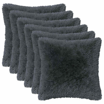 Kussen met kussen HEERLEN 12 st Antraciet PV Fleece