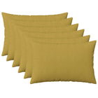 Kussens set lichtgroen 6 stuks 40x60 cm