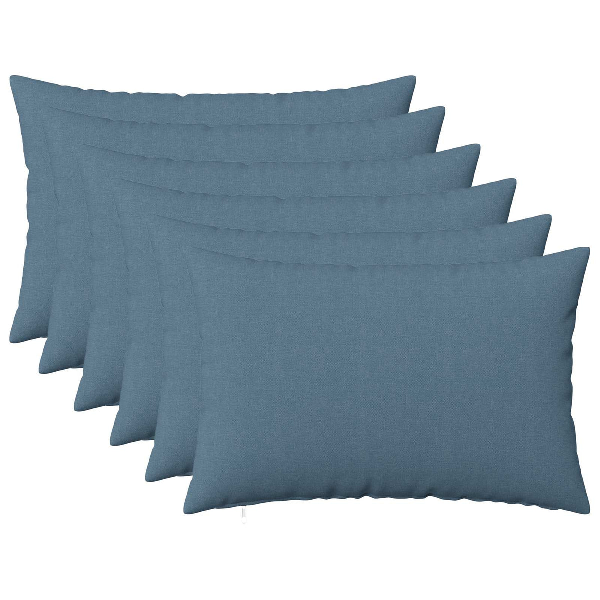 Kussen met kussen HEERLEN 6 st Jeans Blauw Stof