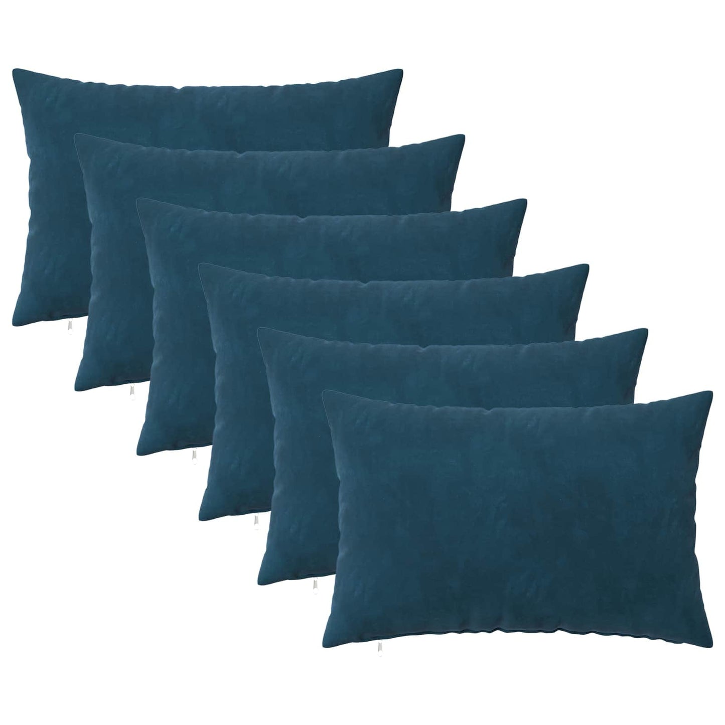 Kussen met kussen HEERLEN 6 st Blauw fluweel
