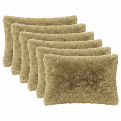 Kussen met kussen HEERLEN 6 st Lichtgrijs PV Fleece