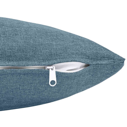 Kussen met kussen HEERLEN 2 st Jeans Blauw Stof
