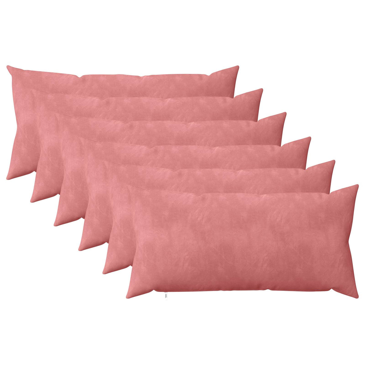 Kussen met kussen HEERLEN 6 st Roze fluweel