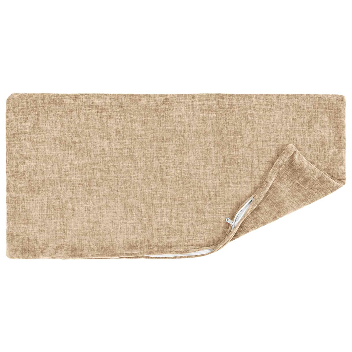 Kussen 6 st HEERLEN Taupe 40 x 70 cm Chenille Stof