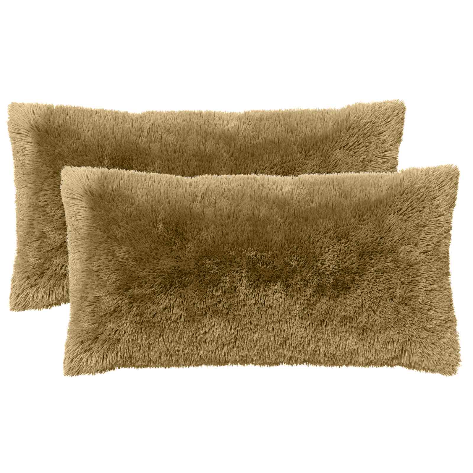 Kussen met kussen HEERLEN 2 st Lichtgrijs PV Fleece