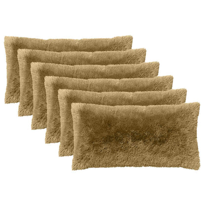 Kussen met kussen HEERLEN 6 st Lichtgrijs PV Fleece