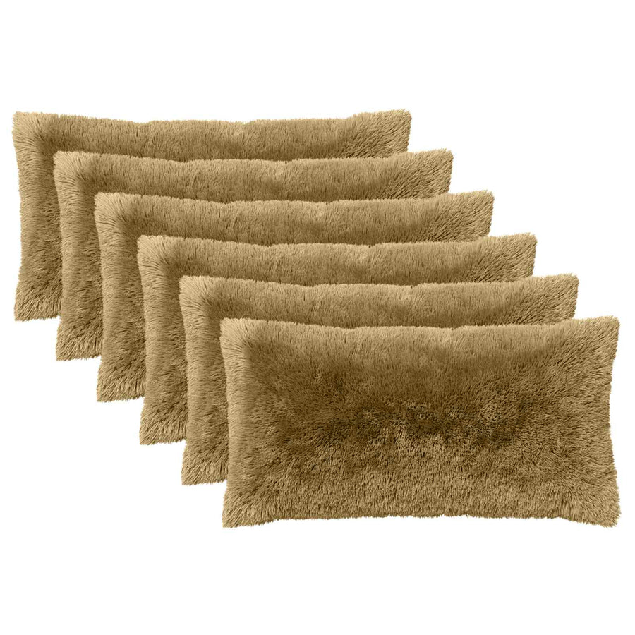 Kussen met kussen HEERLEN 6 st Lichtgrijs PV Fleece