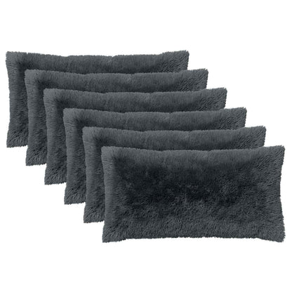 Kussen met kussen HEERLEN 2 st Antraciet PV Fleece