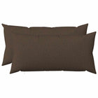 Kussenset 2 stuks taupe 40x80 cm