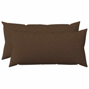 Sierkussen 80x40 cm bruin set van 2