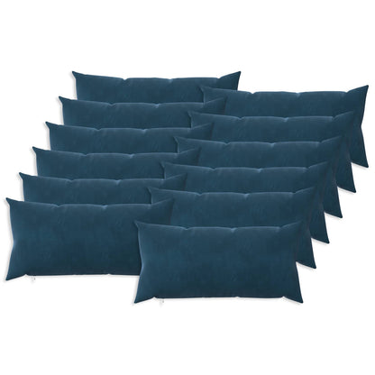 Kussen met kussen HEERLEN 12 st Blauw fluweel