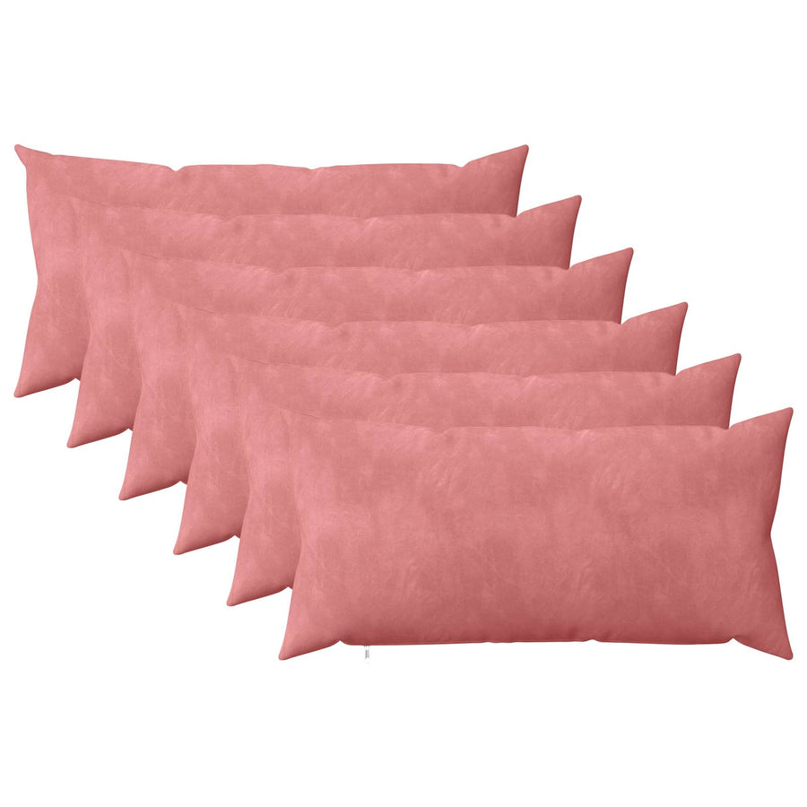 Kussen met kussen HEERLEN 6 st Roze fluweel